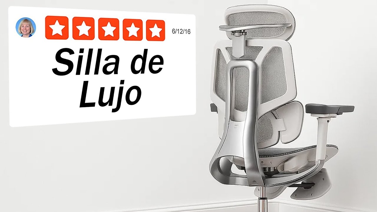 Probé La Mejor SILLA ERGONOMICA"Tiene Todo"