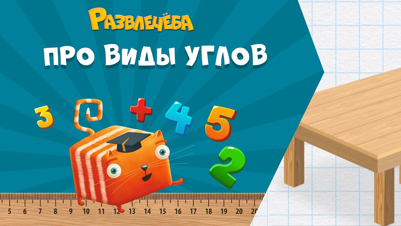 Развлечёба. Математика. Про виды углов