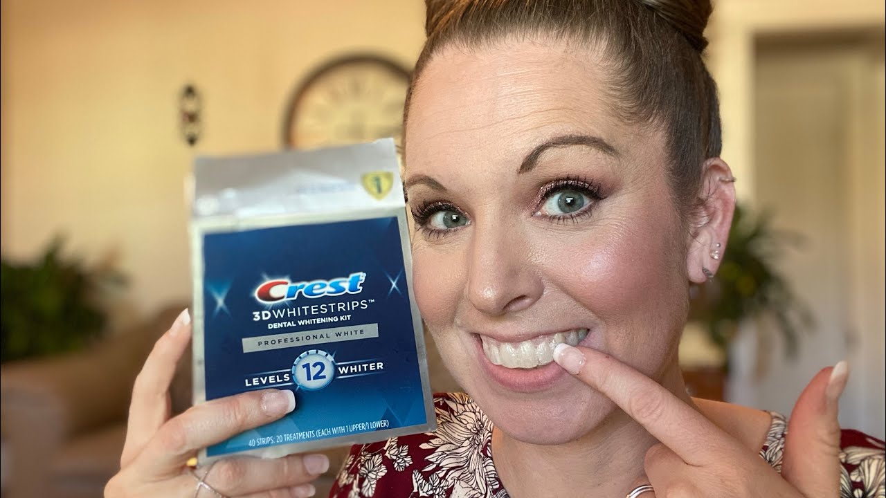 Crest 3D Whitestrips Dental Whitening Kit - 20 Day Progression