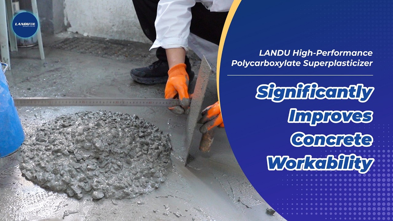 LANDU High-Performance PCE – Significantly Improves Concrete Workability