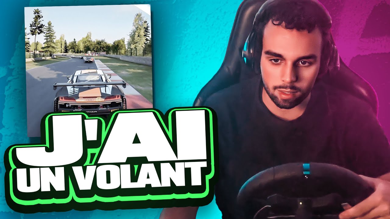 J'AI ACHETÉ UN VOLANT DE SIMULATION ! 🚗 (c'est incroyable)