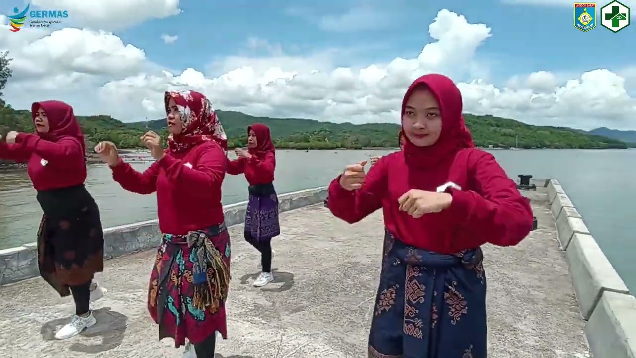 Nominasi Pemenang Lomba Senam Germas Puskesmas Pelangan Lombok Barat