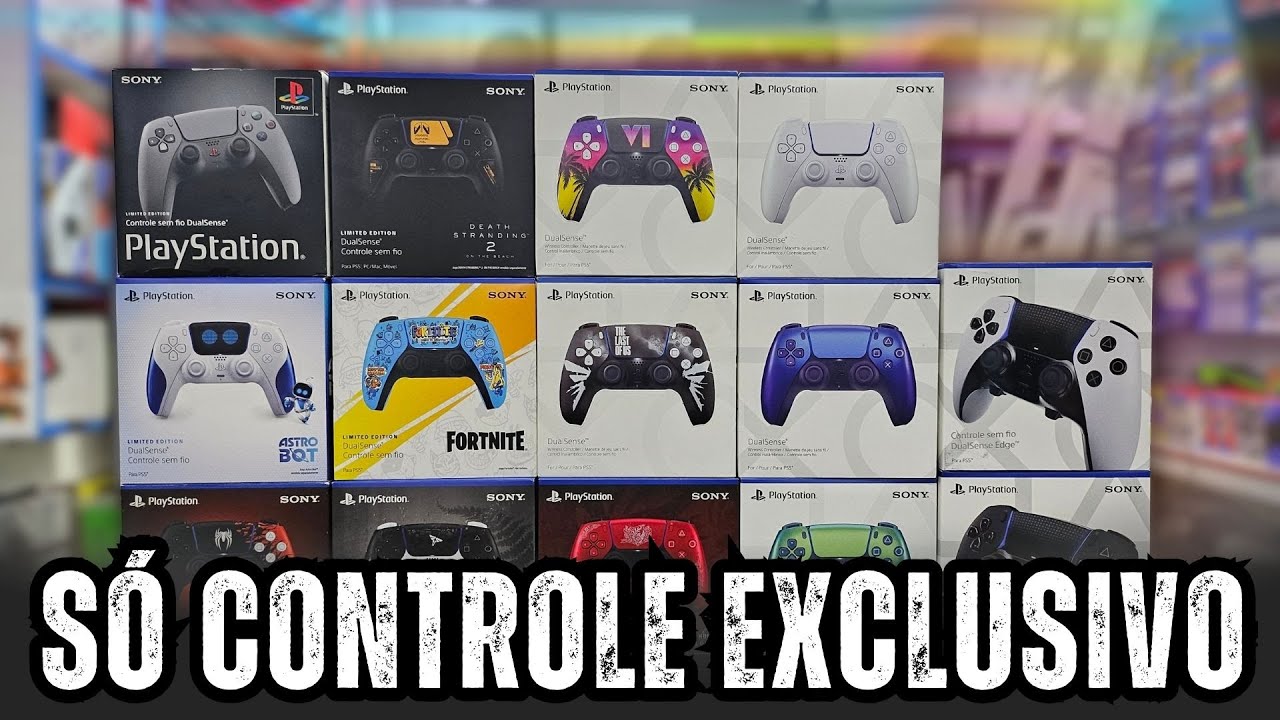 TODOS OS CONTROLES PARA PS5 E XBOX SERIES EXCLUSIVOS DA PORTAL GAMES.
