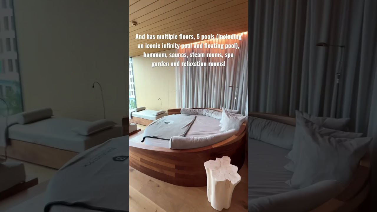 B&uuml;rgenstock Alpine Spa is the BEST spa I&rsquo;ve ever been to 😍#switzerland #spa #travelvlog