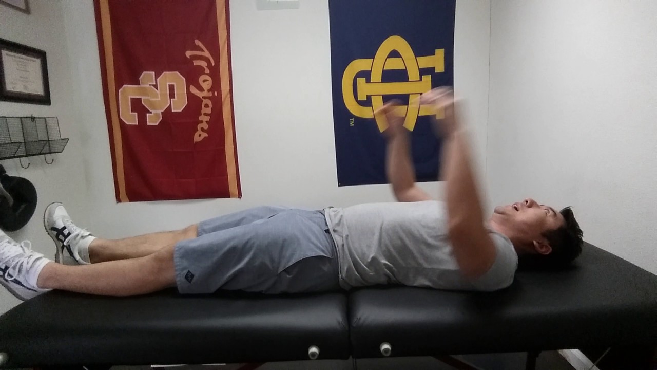 Supine Hollow Body Holds for Low Back Pain - Movement IQ Physical Therapy in Fullerton, CA