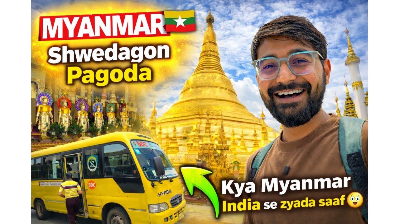 Is Myanmar Cleaner Than India? 😲 | Shwedagon Pagoda Yangon Vlog