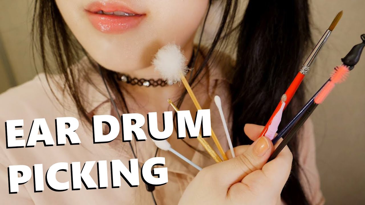 ASMR DEEP 9 EAR DRUM CLEANING (PICKING)