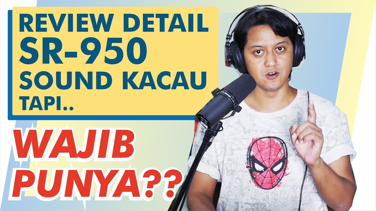 REVIEW JUJUR SAMSON SR950 - Headphone Monitor Profesional