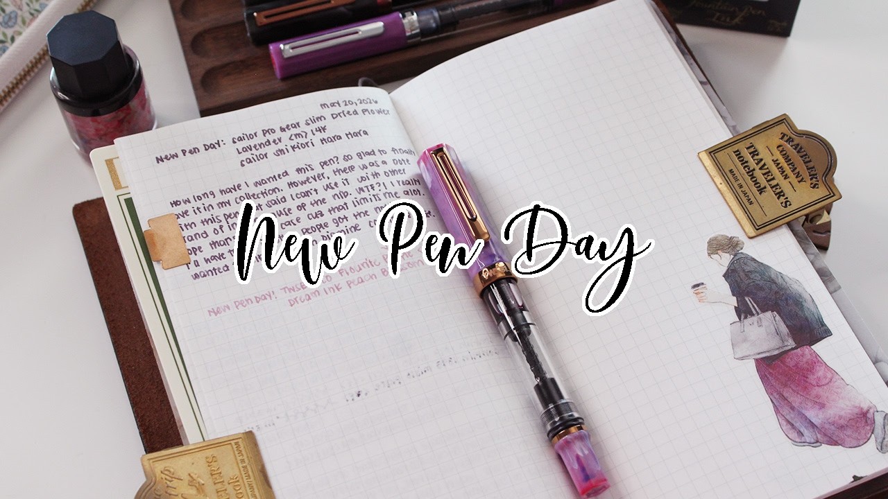 День новой ручки | Распаковка ручки TWSBI ECO Flourite Purple | Ана Джолин