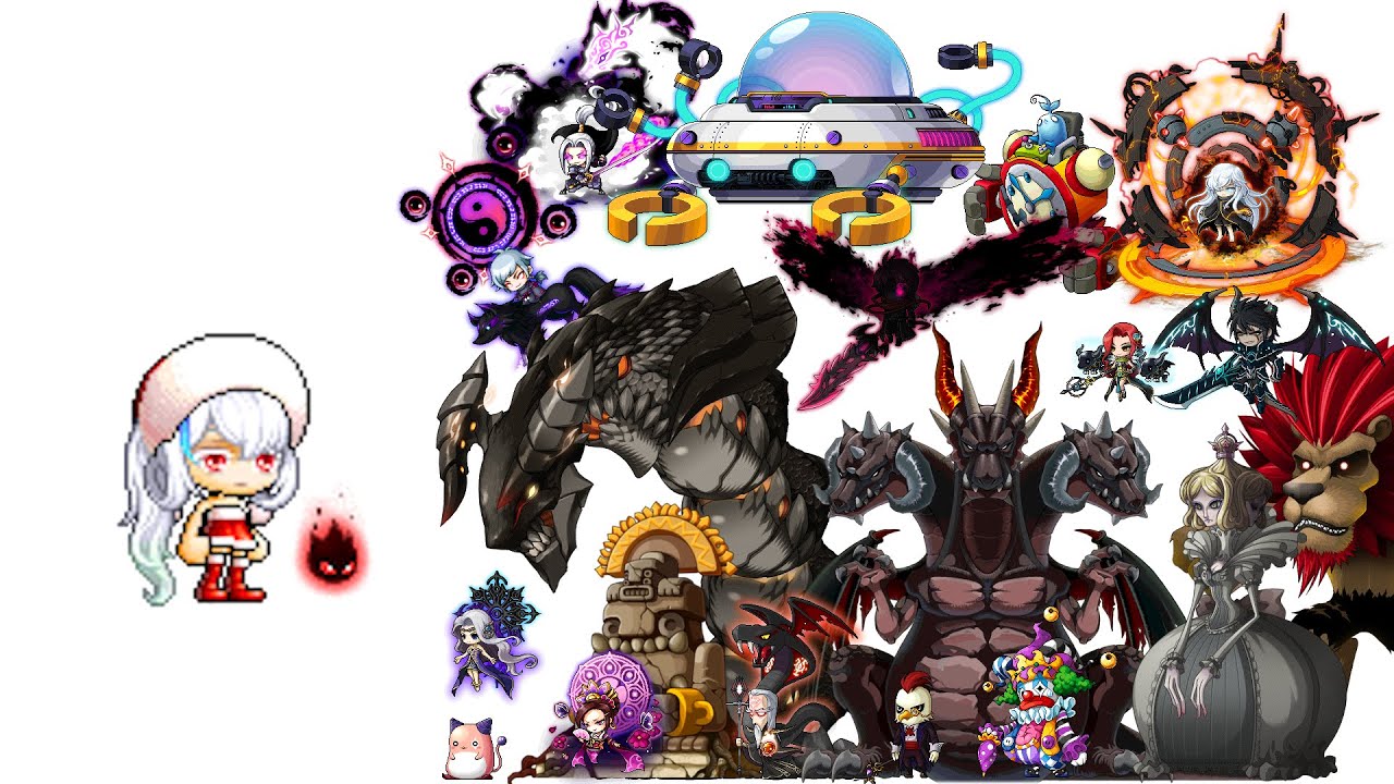 [Global MapleStory] rabbit girl kill boss