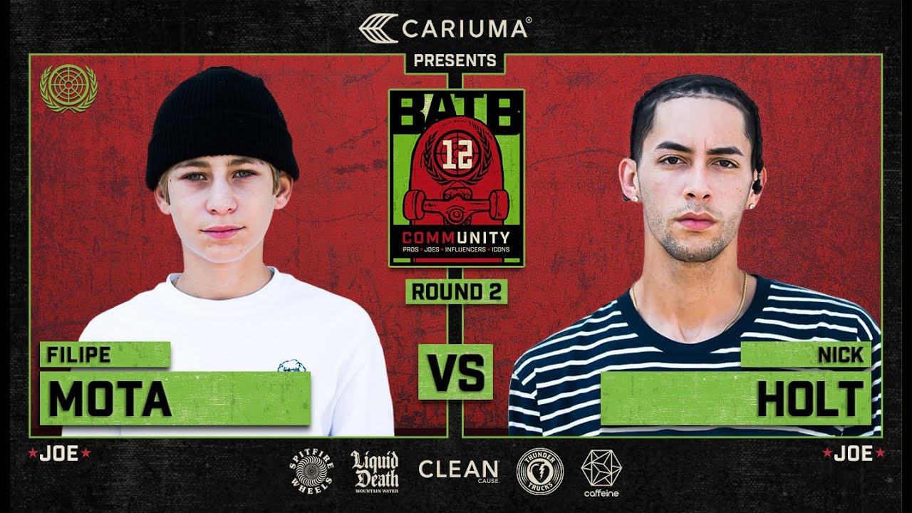 BATB 12: Filipe Mota Vs. Nick Holt - Round 2 | Battle At The Berrics - Presented By Cariuma