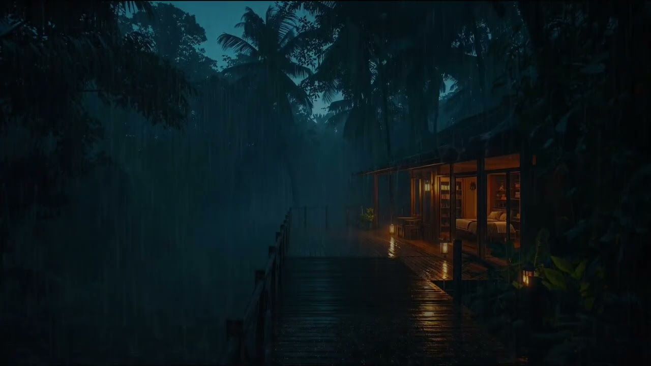 Cabin Rain Ambience for Anxiety Relief & Deep Sleep