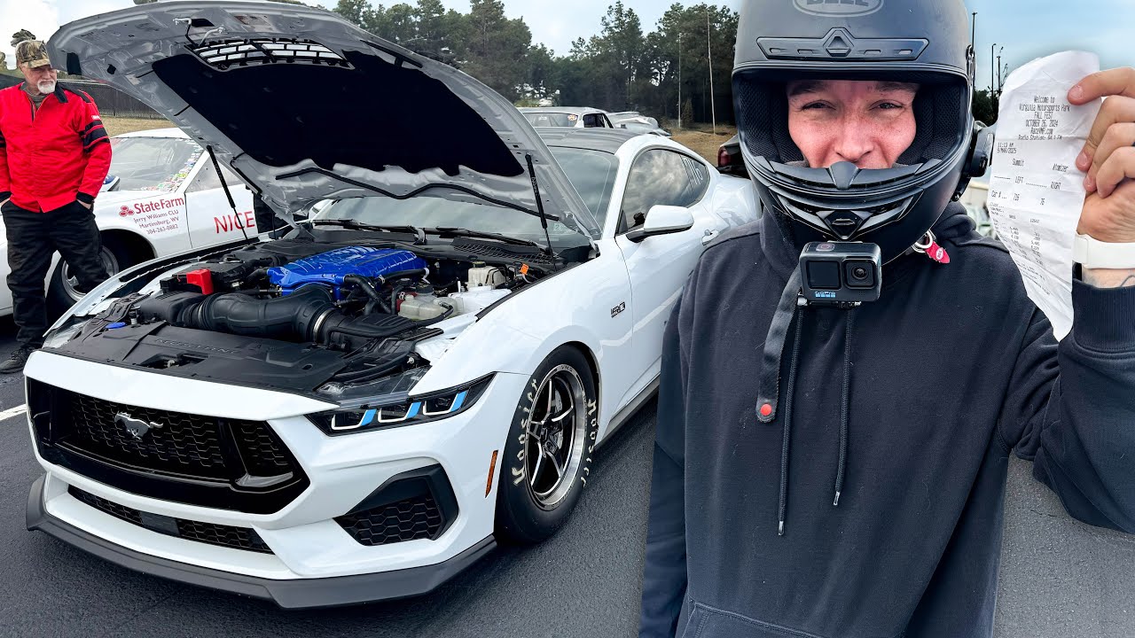 IT'S NASTY!! First 9 SECOND PASS in 2024 Mustang GT!!