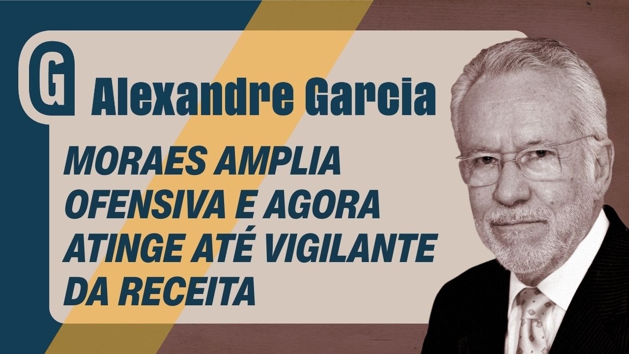 ALEXANDRE GARCIA: Depois de sete anos de silêncio, a mídia desperta para os exageros de Moraes
