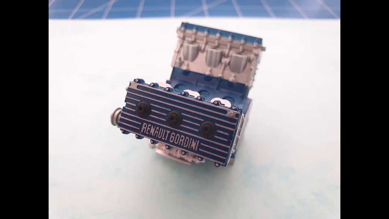 Maquette de la Renault RE20 Turbo