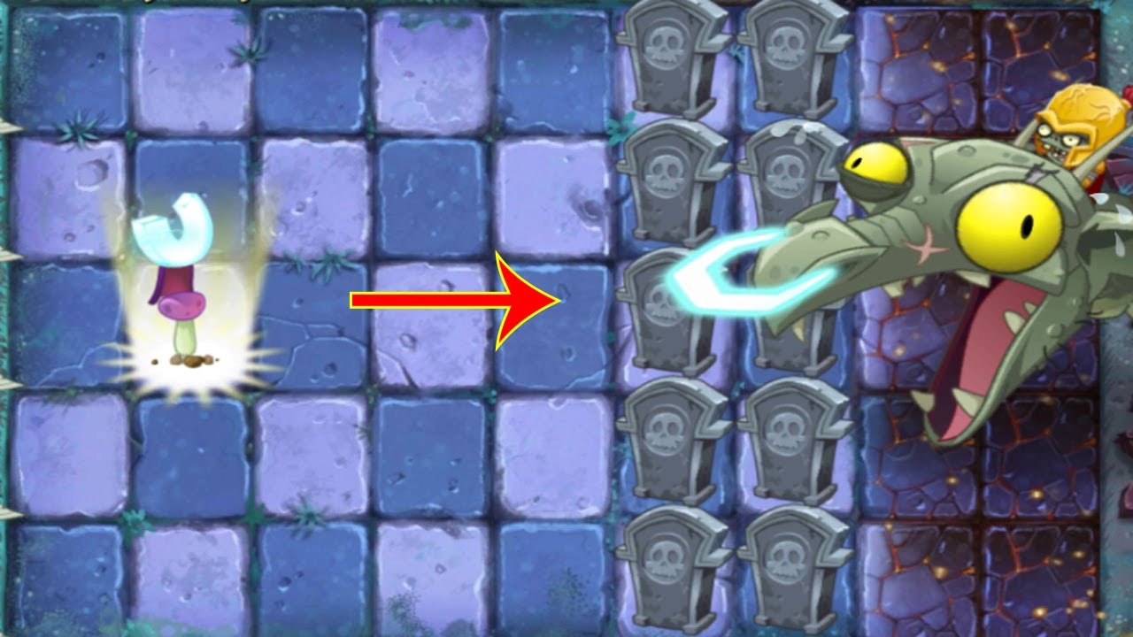 Plants vs Zombies 2 Mod Magnet-shroom vs Zombot Dark Dragon