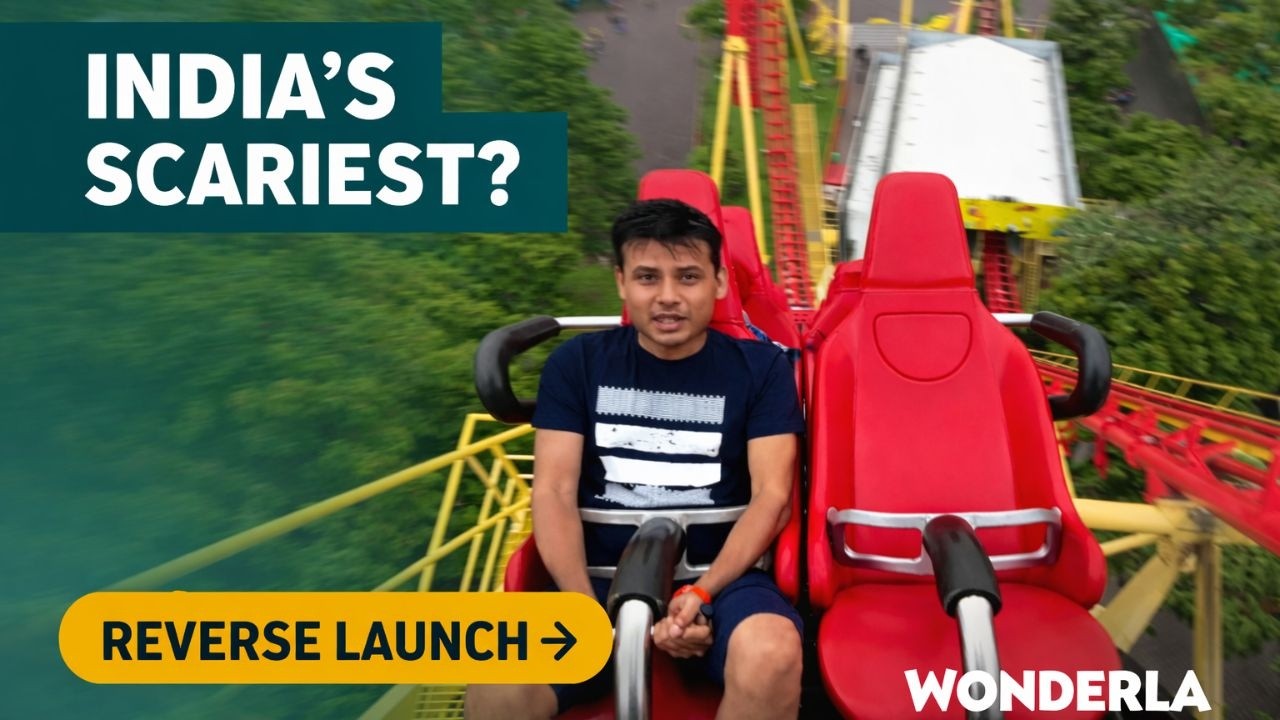 Hyderabad’s Scariest Ride? 😱 Recoil Roller Coaster at Wonderla 🎢