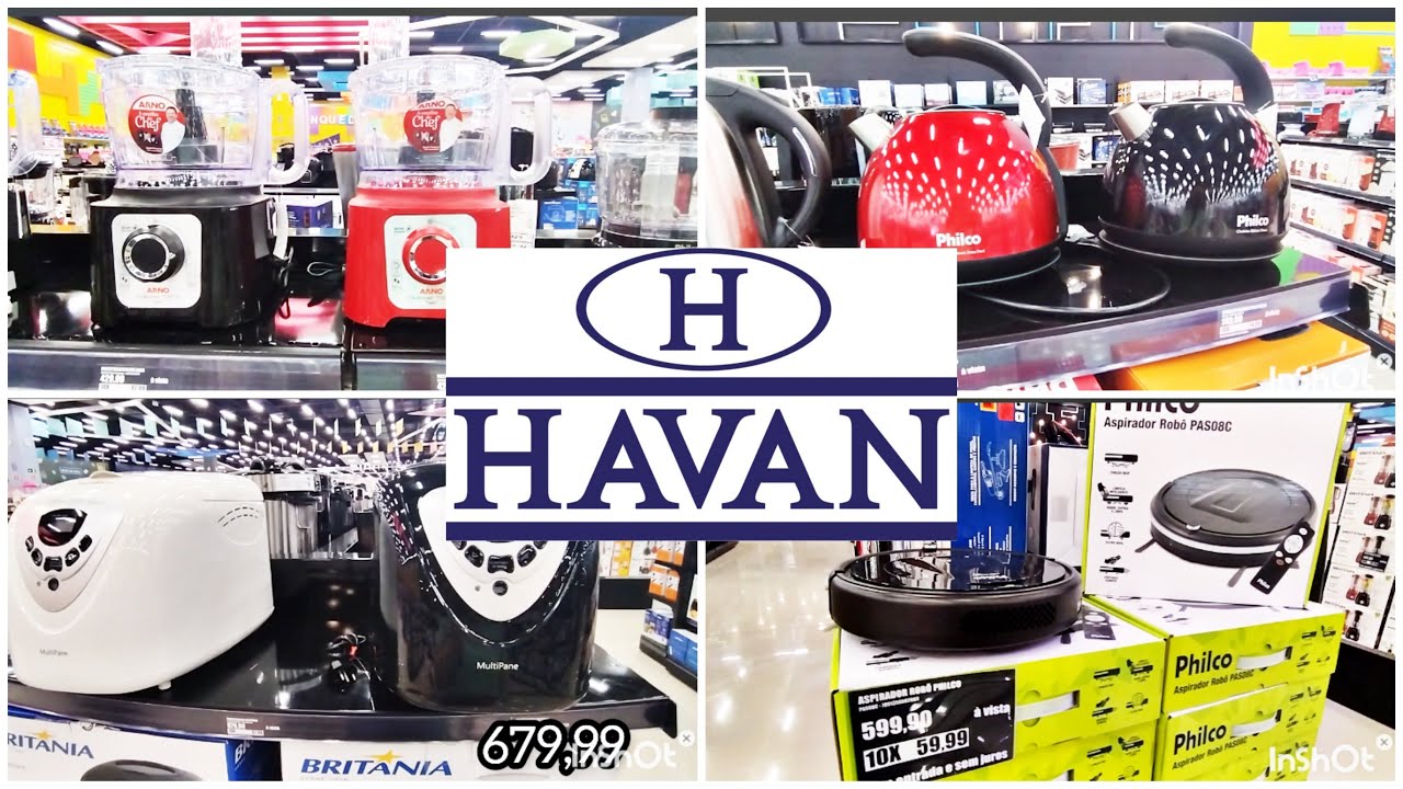 HAVAN - ELETRODOMÉSTICOS / ASPIRADOR / CAFETEIRA / MAQUINA DE COSTURA / LIQUIDIFICADOR E MUITO MAIS.