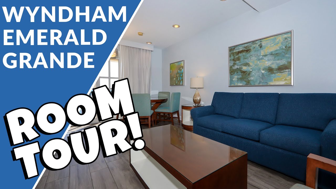 Экскурсия по студийным номерам в отеле Club Wyndham Emerald Grande, Дестин, Флорида.