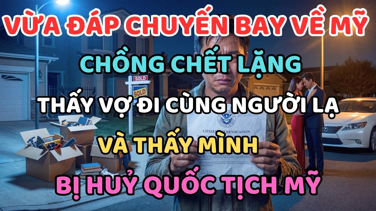 Vừa Đáp Chuyến Bay Về Mỹ, Chồng Chết Lặng Thấy Vợ Đi Cùng Người Lạ..Và Thấy Mình Bị Huỷ Quốc Tịch Mỹ