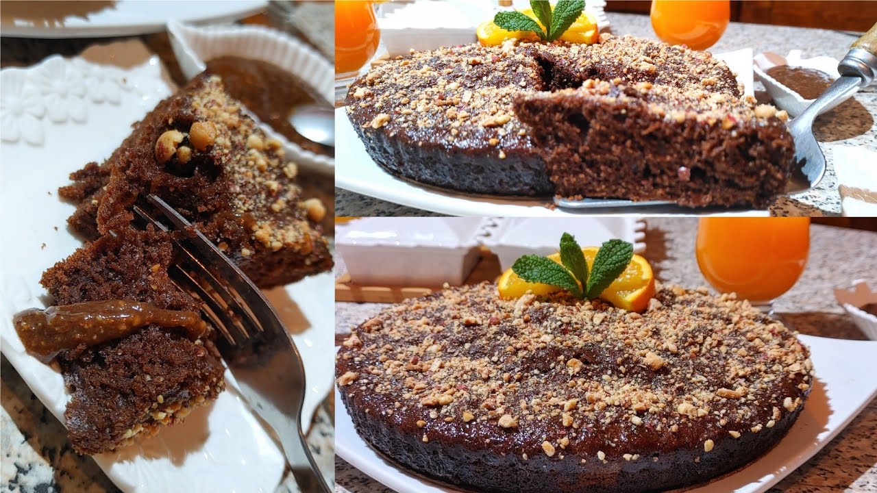 قبل رمضان جربيه كيك بالقمح حلو بلاسكر بلاتمر بصوص خظير بلاشوكولا طبيعي💯