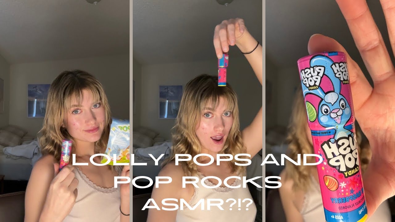 I’m back with a pop rocks and lolly pop ASMR!!