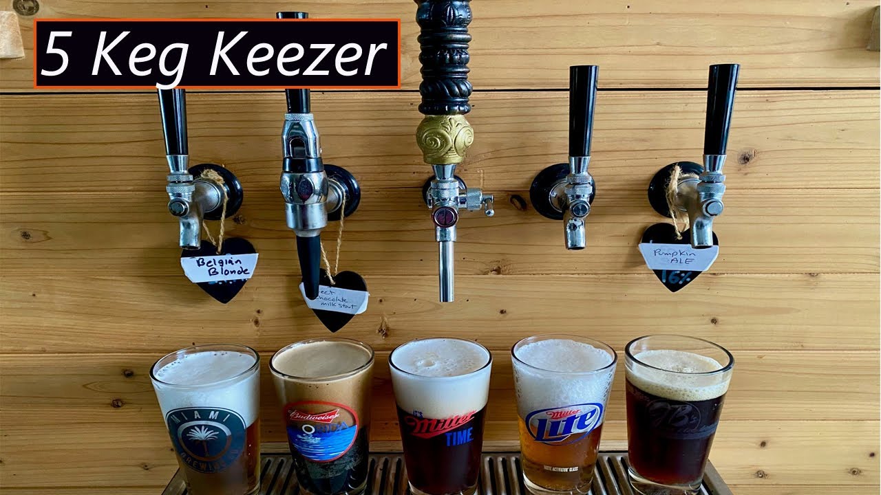 Keezer Multi Tap Kegerator  🍻