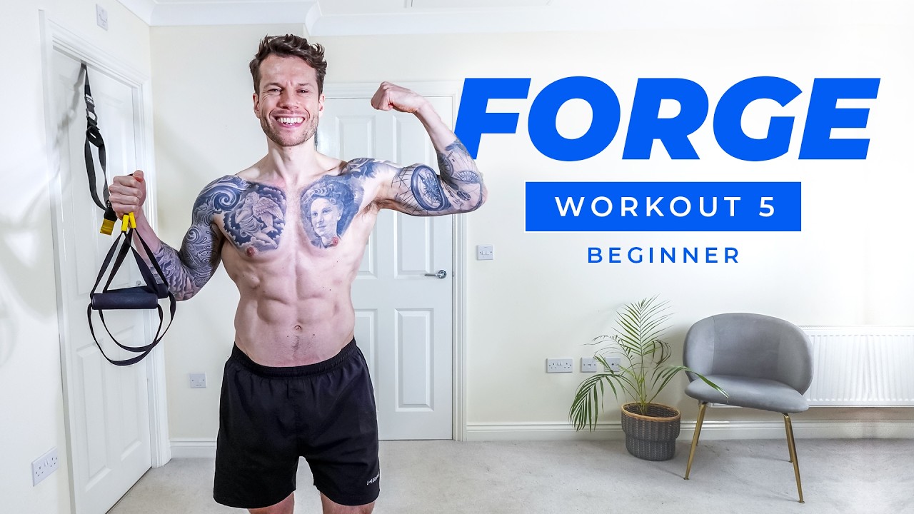 Нарастите мышечную массу за 35 минут с помощью TRX-тренировки для всего тела | Серия FORGE