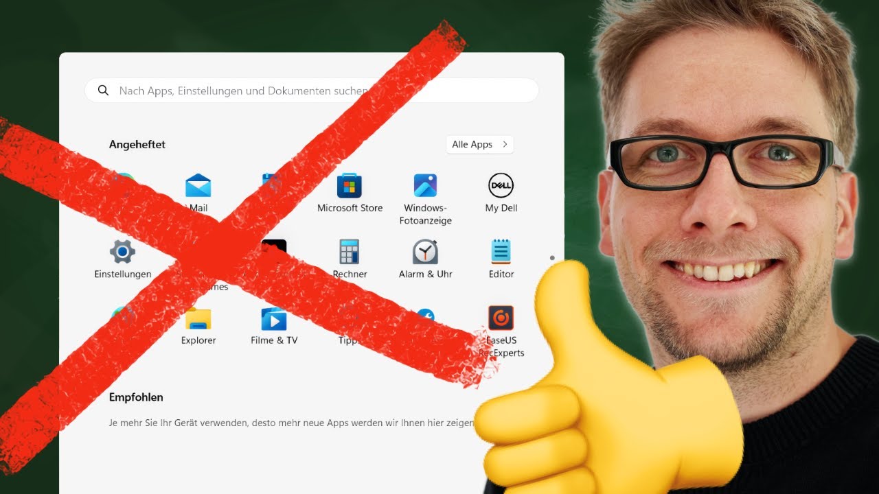 Wie man unter Windows 11 TATS&Auml;CHLICH Software l&ouml;scht und Apps deinstalliert