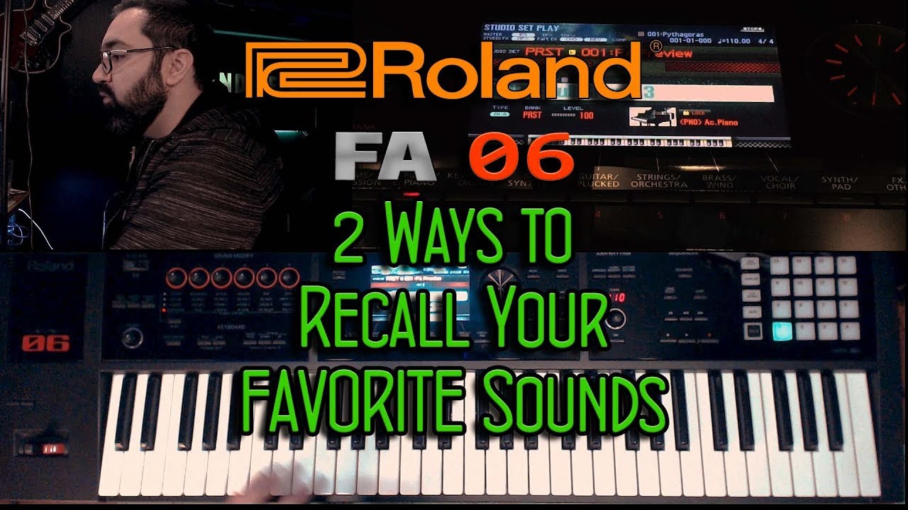 Roland FA 06 — 2 способа вспомнить любимые звуки