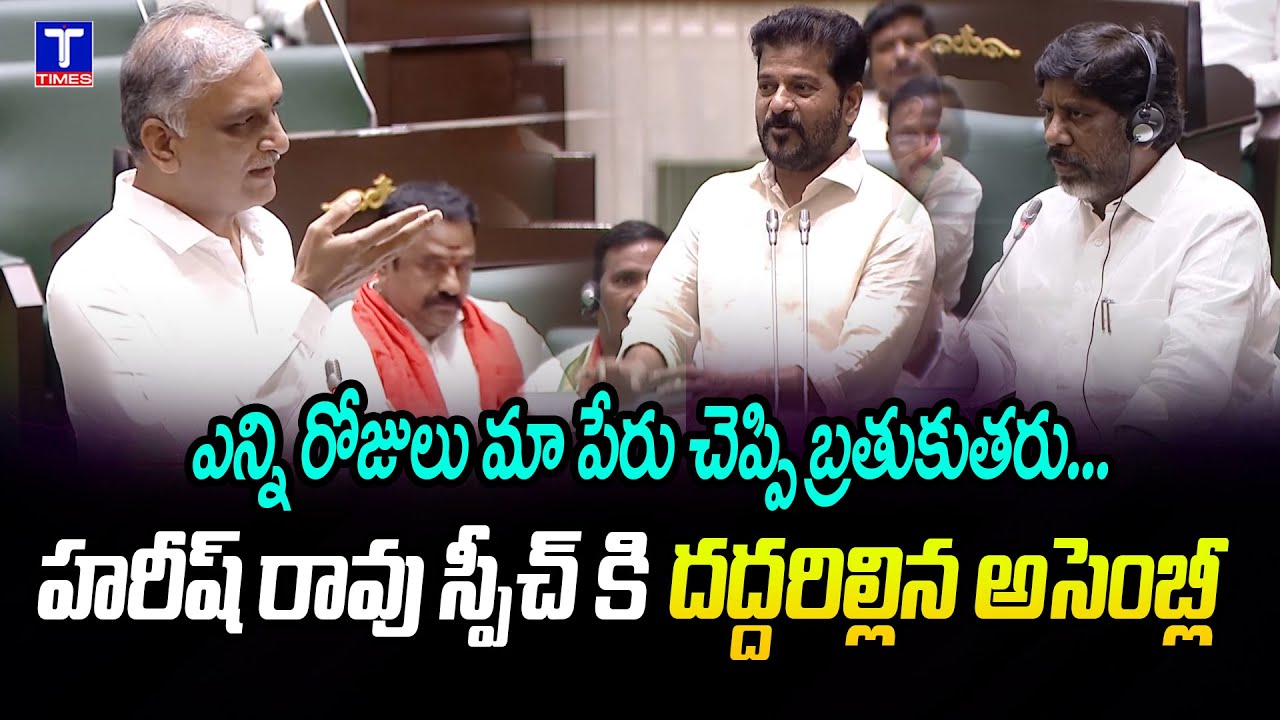 Harish Rao Speech on Telangana Budget 2024 in Assembly @TtimesNews