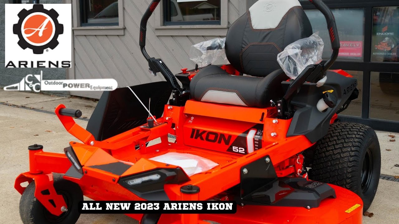 The ALL NEW – 2023 Ariens IKON Zero Turn Mower: Powerful, Durable, & Fast