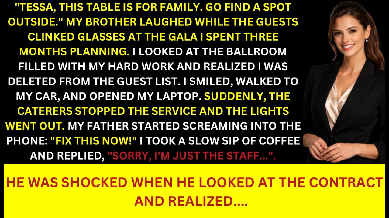 My Family Had Me Working for Months… for an Event I Was Never Meant to Attend