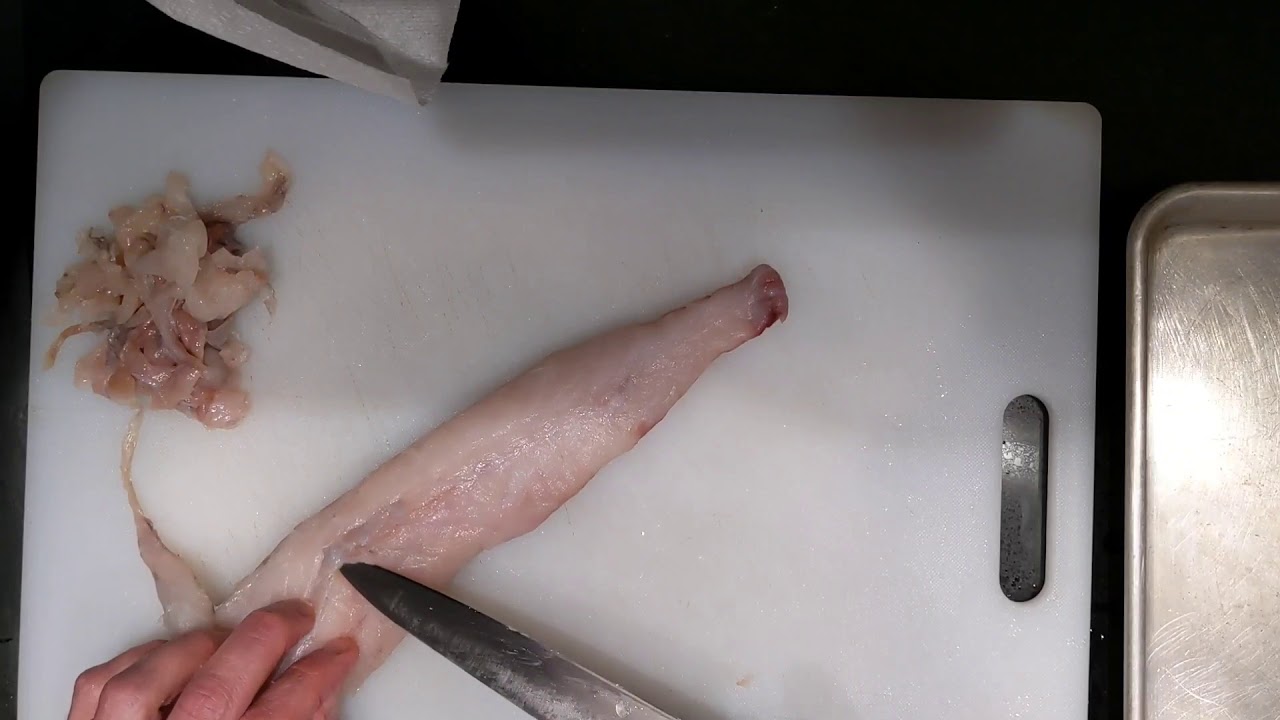 How to clean monkfish
