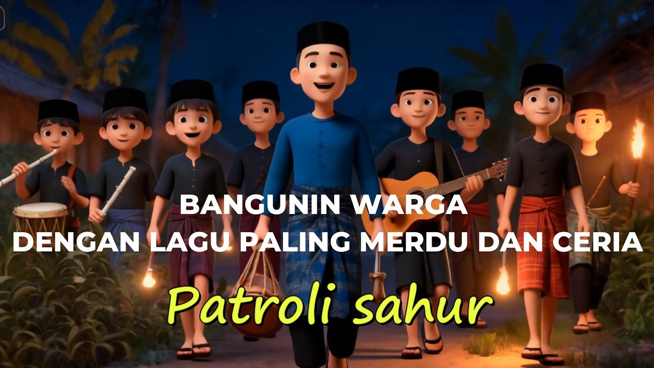 Patroli Sahur – Bangunin Warga dengan Lagu Merdu dan  Ceria 🌙🥁