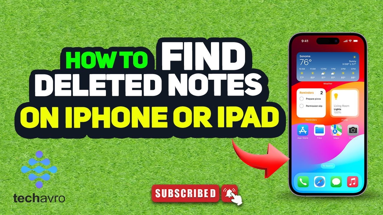 How to find deleted notes on iPhone  iPad 2025