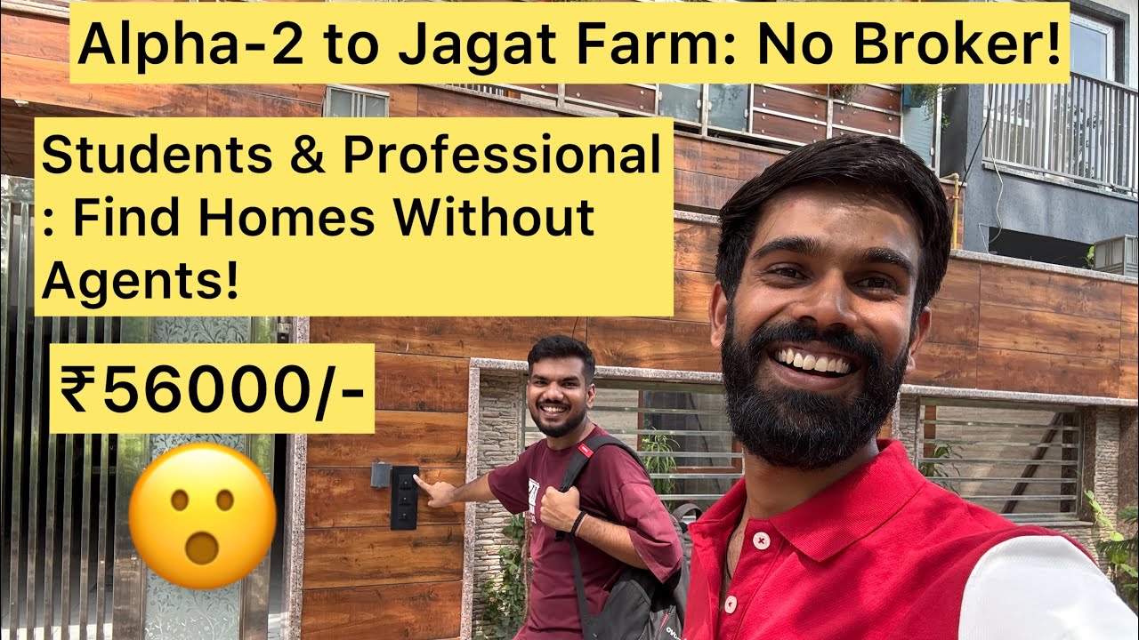 Looking for Rental Flats in Greater Noida | Alpha‑2, Gamma‑1 & Jagat Farm – No Broker! Under ₹10000
