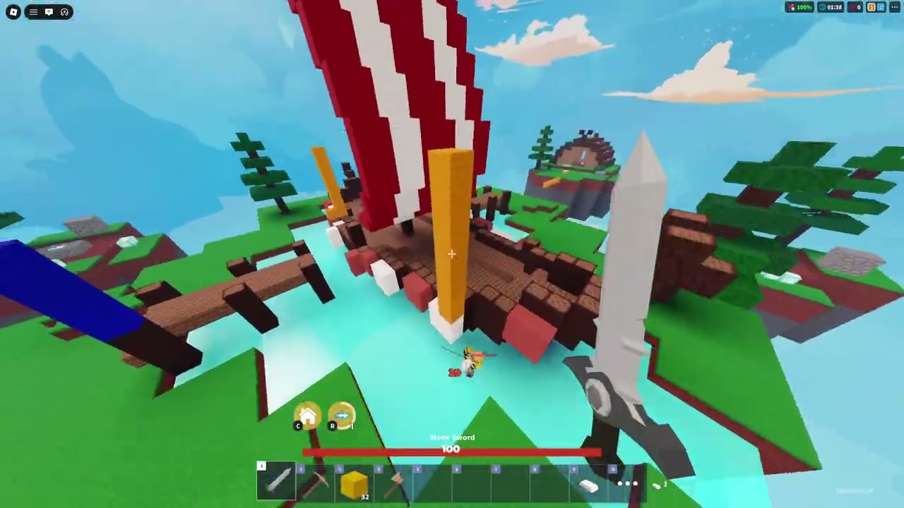 1v1 Gameplay Bedwars #4 (Roblox Bedwars)