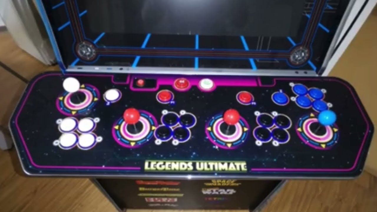 New AtGames 4 Player Control Deck Legends Ultimate Arcade Panel Pinball