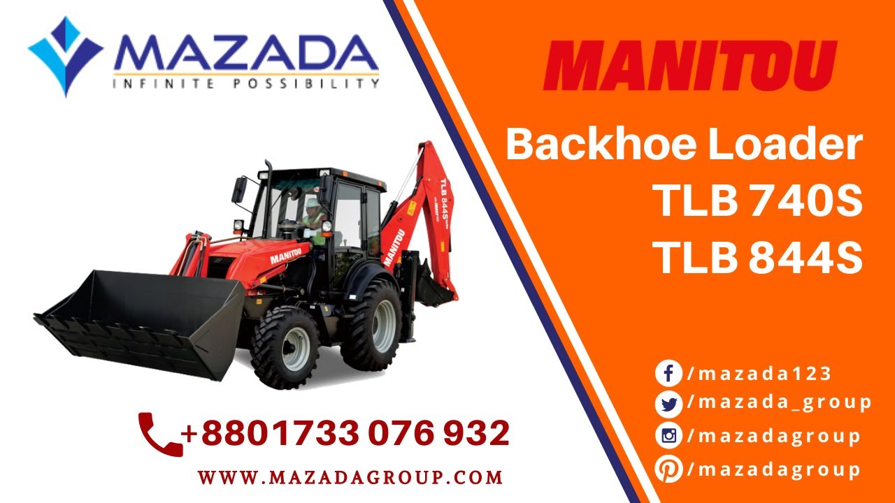 Manitou Backhoe Loader TLB 740S & TLB 844S