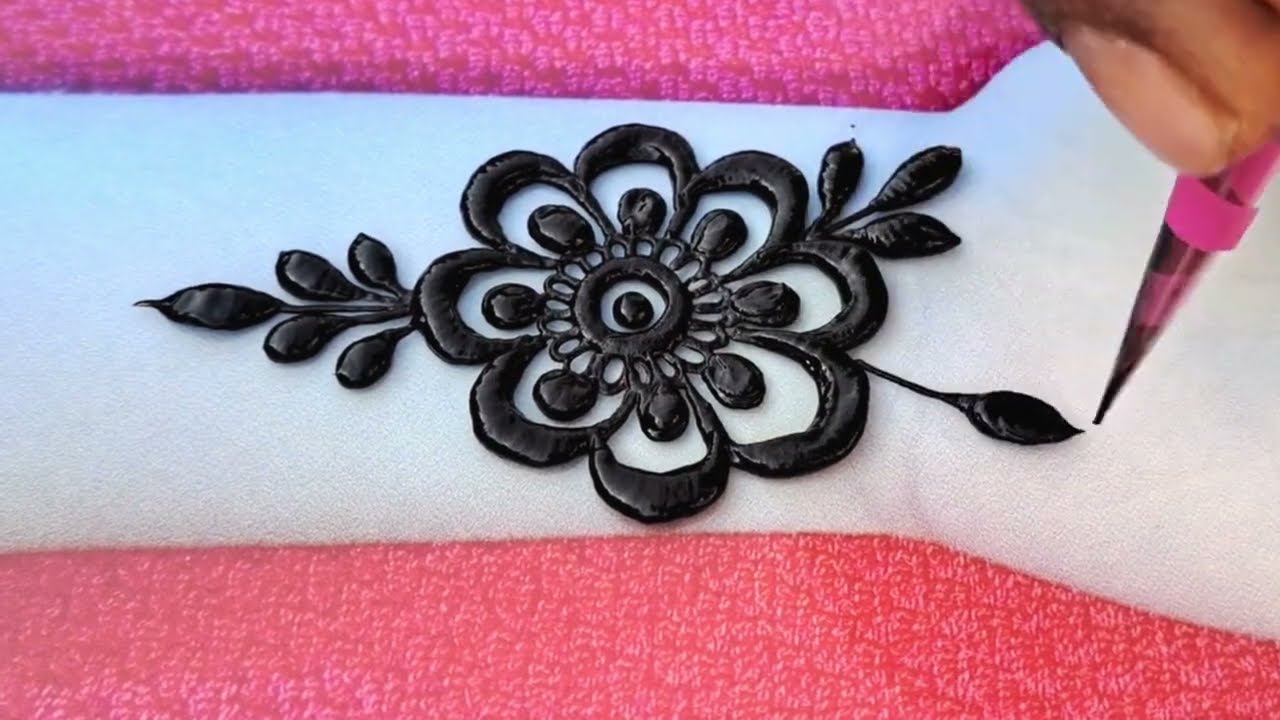 Flower wali mehandi ki design | Mehandi ki new design Eid wala | Easy Mehndi Designs Eid special