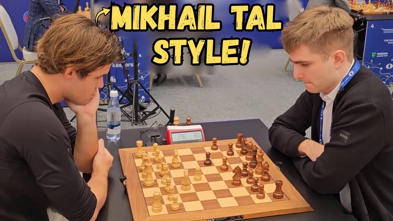 When Magnus Carlsen Played Like Mikhail Tal vs Alexey Sarana