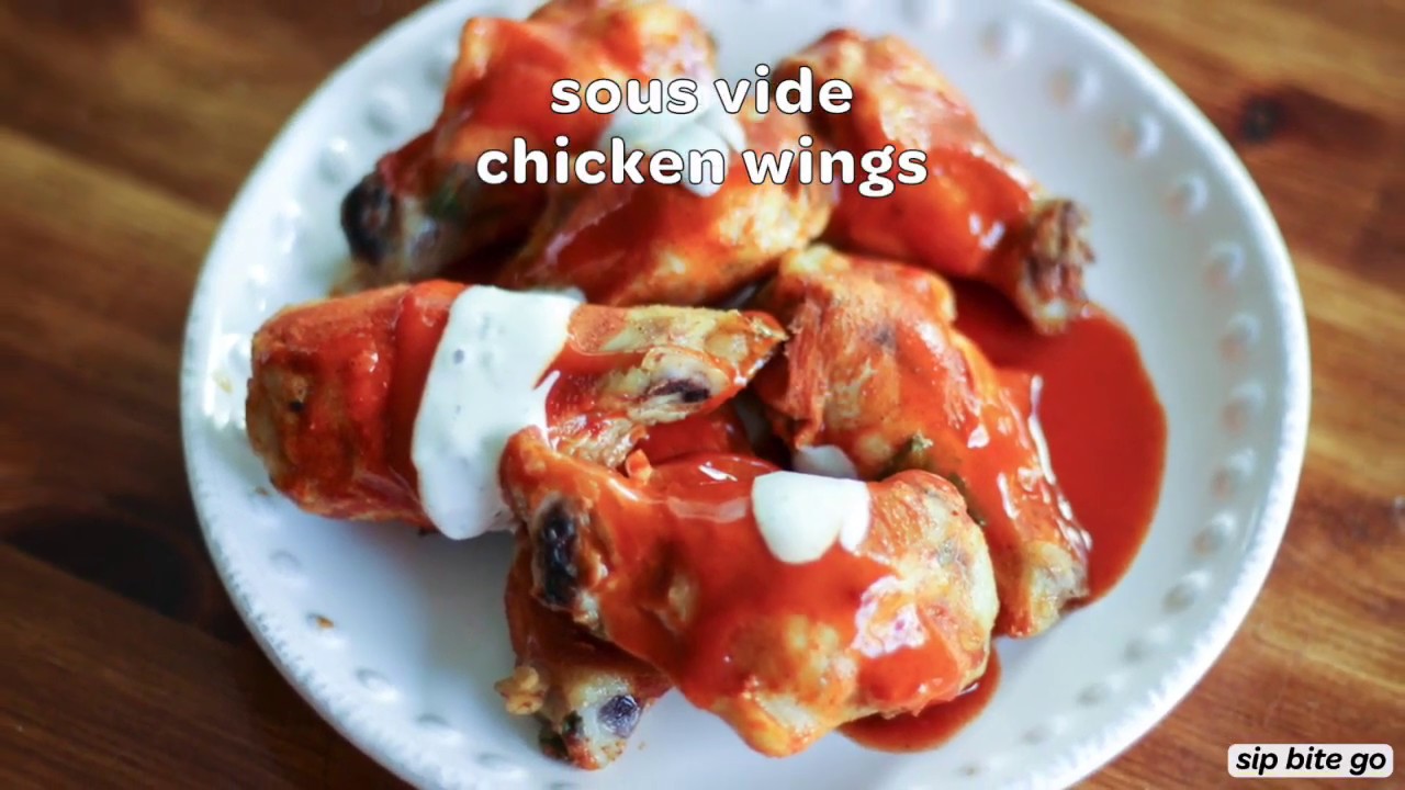 Sous Vide Buffalo Chicken Wings
