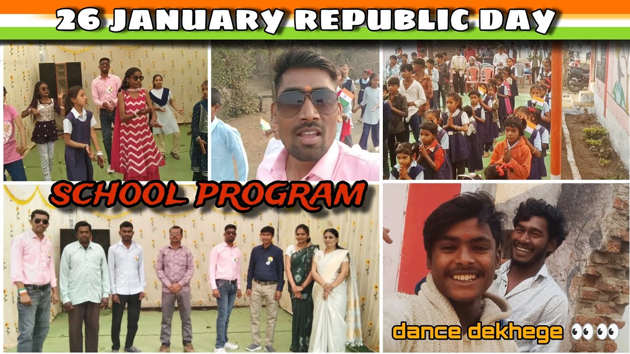26 january republic day | school program | dj setup loading | dk dilip vlogs 