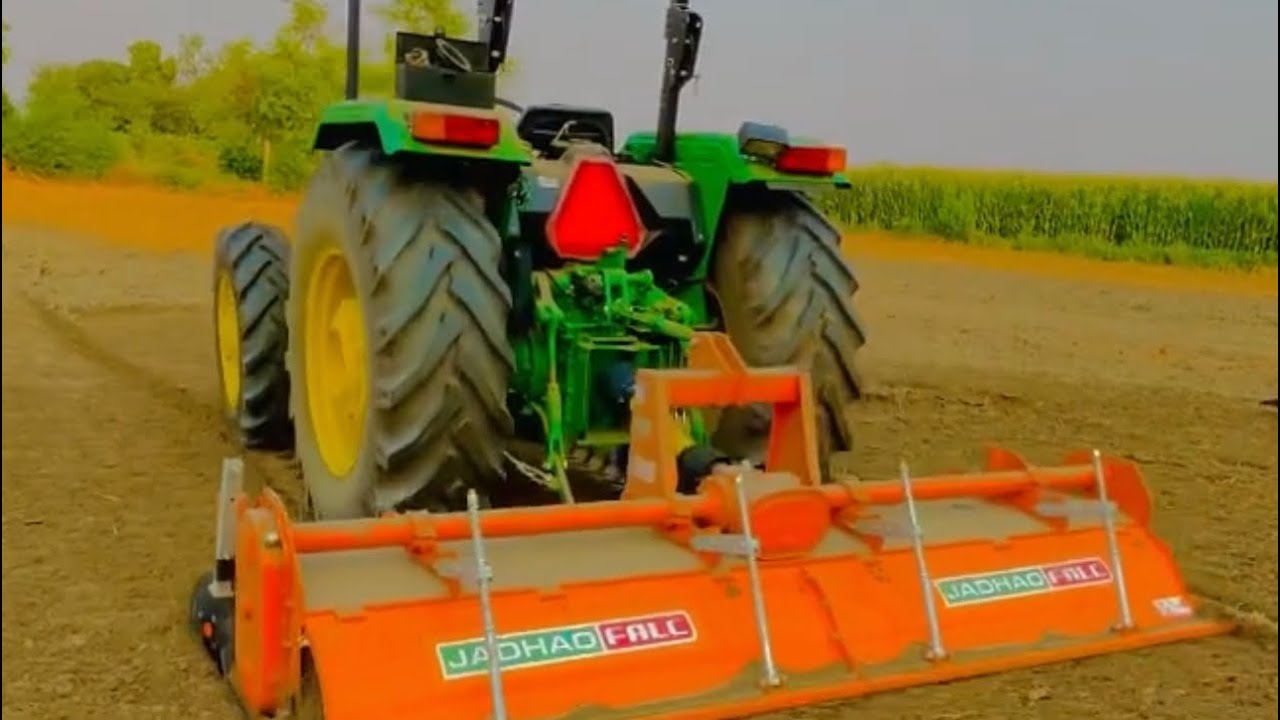 John deere 5075e 4wd | performance on 11 feet rotavator