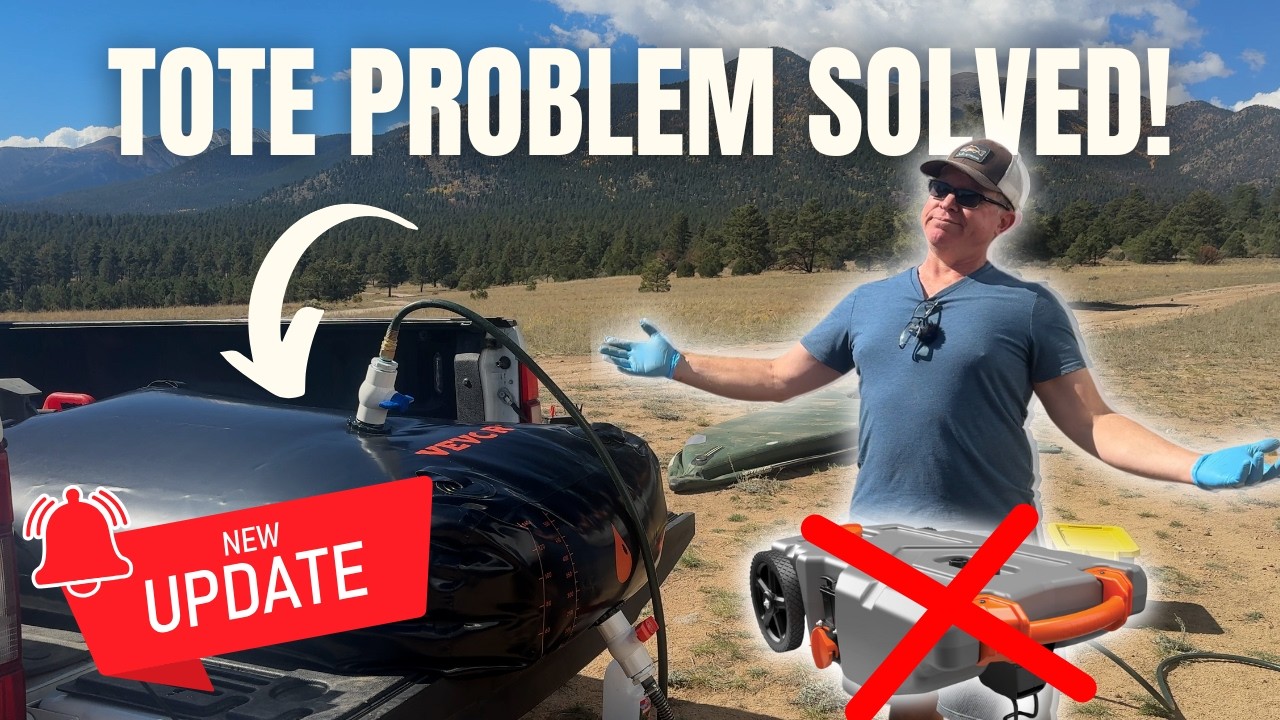 Revolutionizing Boondocking RV Life: Our IMPROVED Controversial Black Tank Tote System