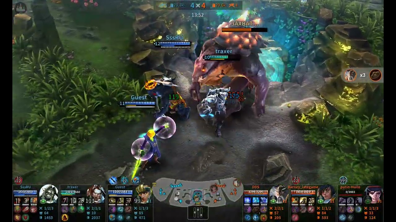 Ardan support 3v3 vainglory gameplay 2026