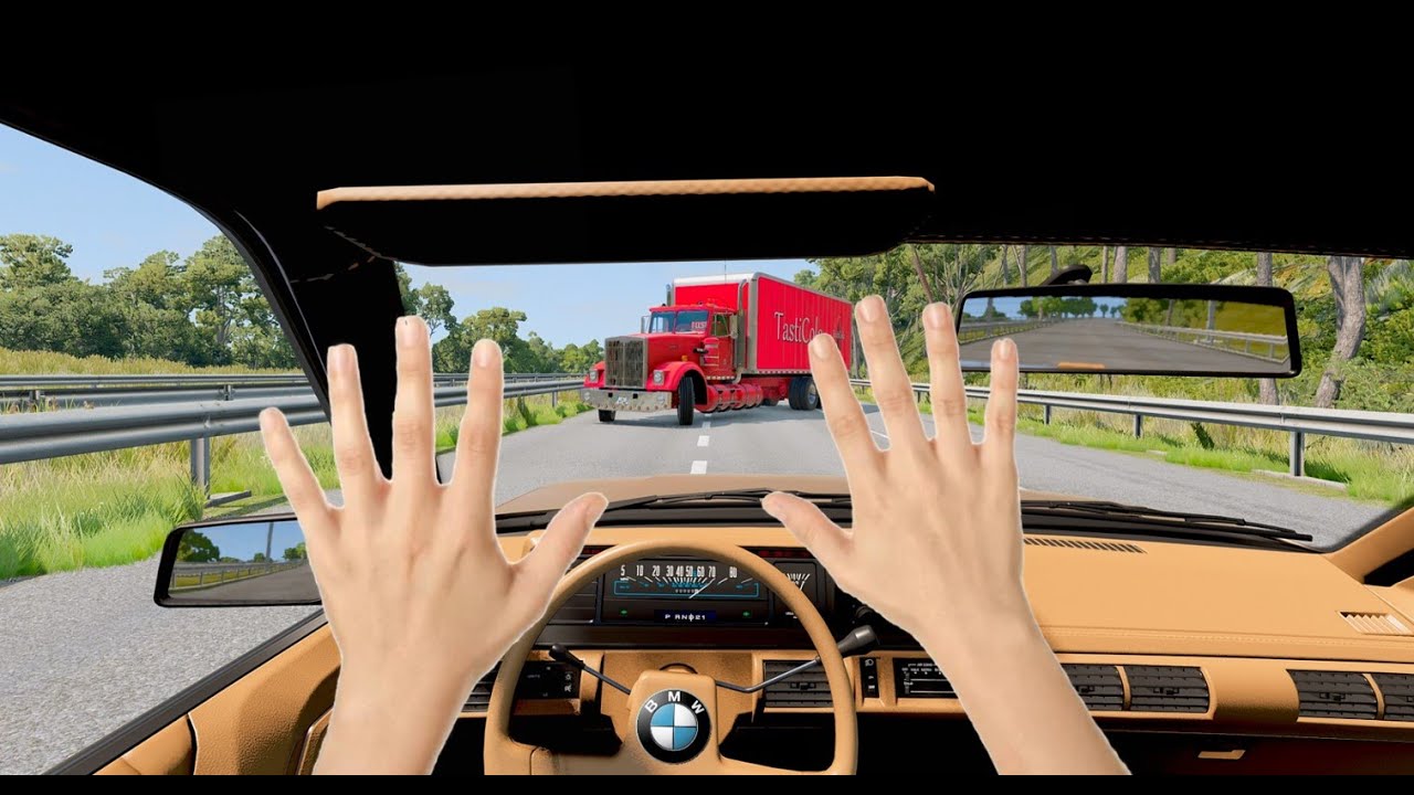 Beamng drive Car Crashes First-Person Perspective (POV) of High-Speed Accidents! #2