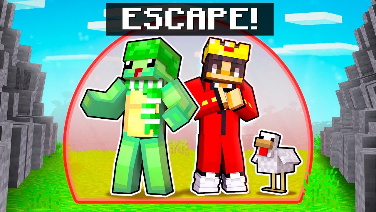 ESCAPE THE BORDER in Minecraft!