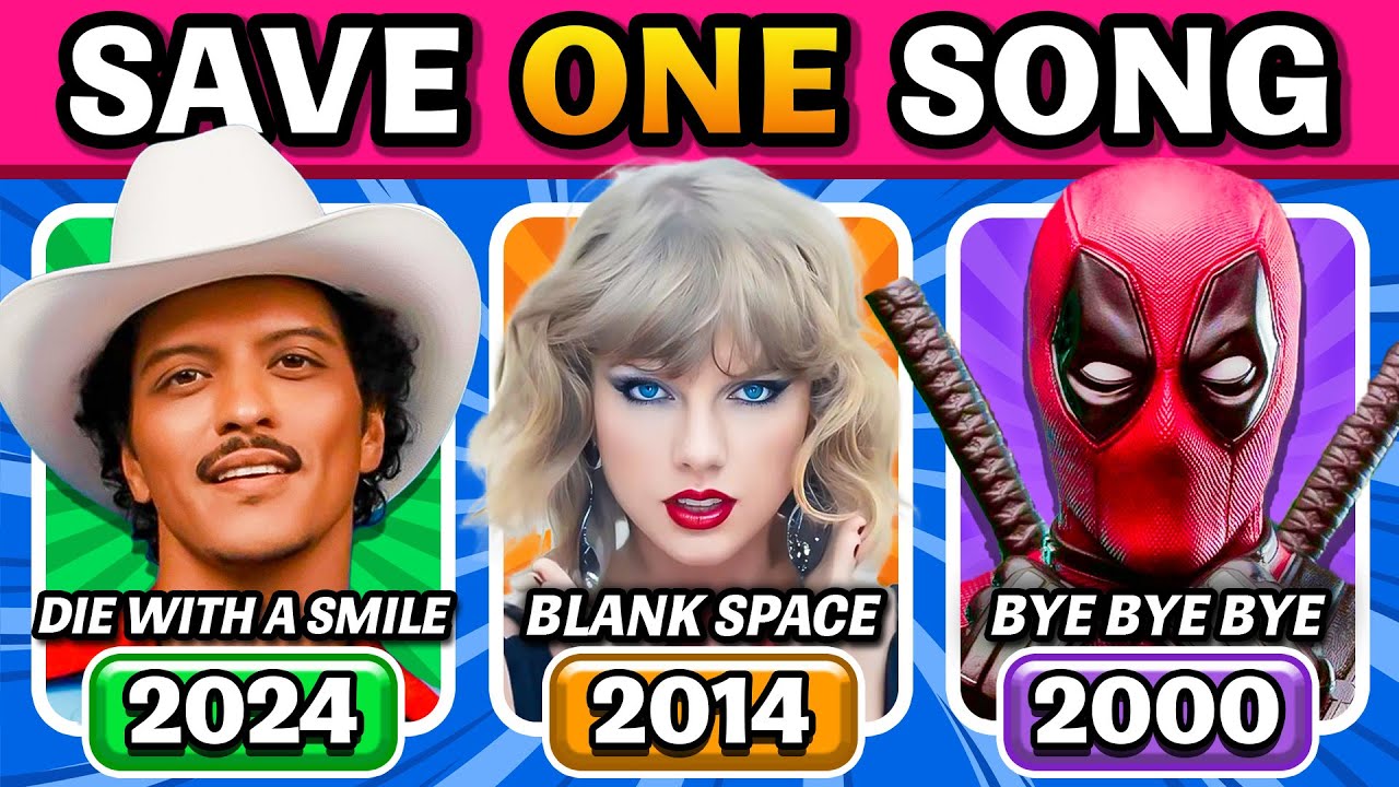SAVE ONE SONG PER YEAR 🎤🎵 TOP Songs From 2024 to 2000 | Sound Quiz